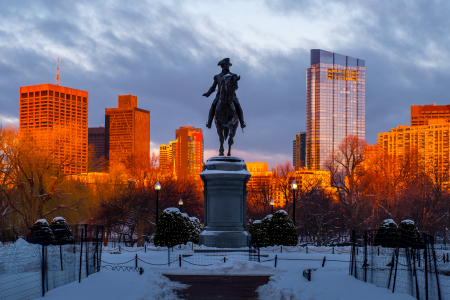Cityscape-Boston-Statue-624896333