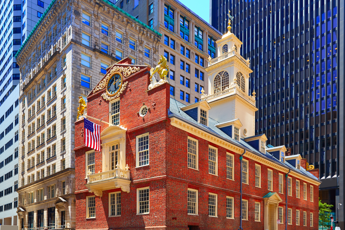 Old State House building in Boston